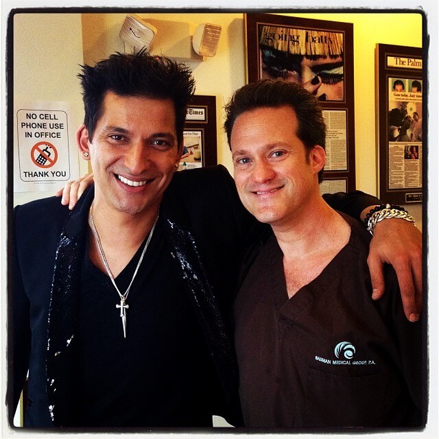 Dr Bauman with Celebrity Stylist Martino Cartier in Boca Raton, FL