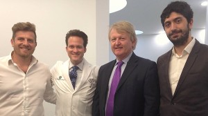 Pictured From Left To Right: Angelo D'Andrea, Coo Of Crlab; Dr. Alan J. Bauman, Founder &Amp; Medical Director Of Bauman Medical; Stefano Ospitali, Ceo Of Crlab; Cristiano Renna, Trichological Protocols At Crlab