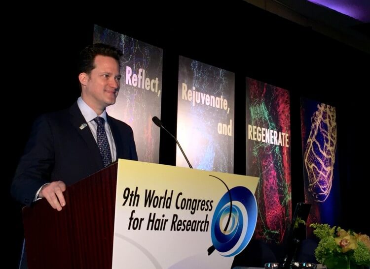 Dr Alan Bauman at #WCHR World Congress for Hair Research Miami 2015