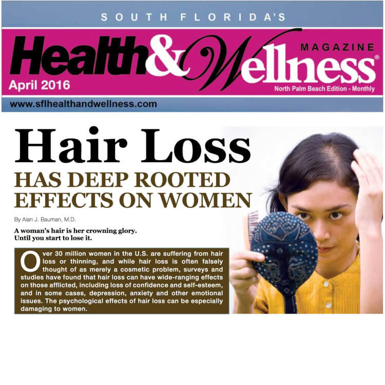 ARTICLE: Hair Loss Has Deep Rooted Effects on Women