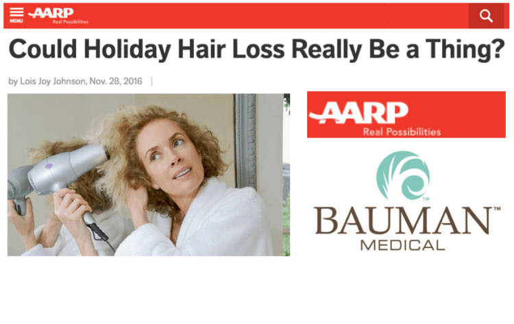 ARTICLE: Could Holiday Hair Loss Really Be a Thing?