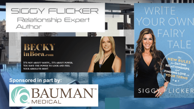 BeckyInBoca w Siggy Flicker + DrAlanBauman VIP Event Photos 1.19.17