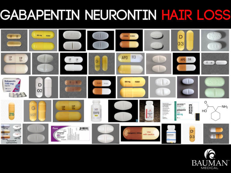 does gabapentin cause hair thinning