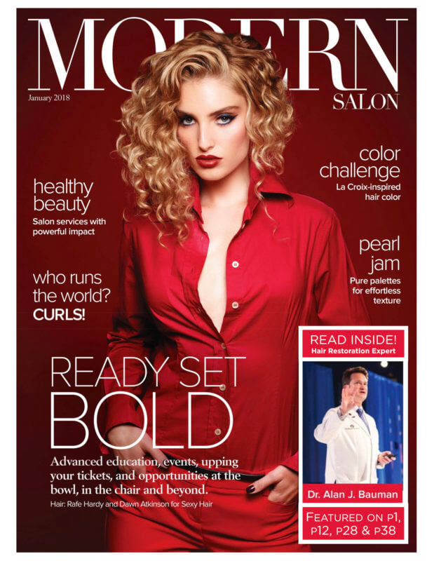 Modern Salon Features Dr Alan Bauman Hair Loss Education Programs For Stylists