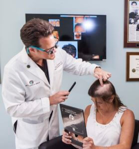 Dr Alan Bauman_With Cancer Hair Loss Patient