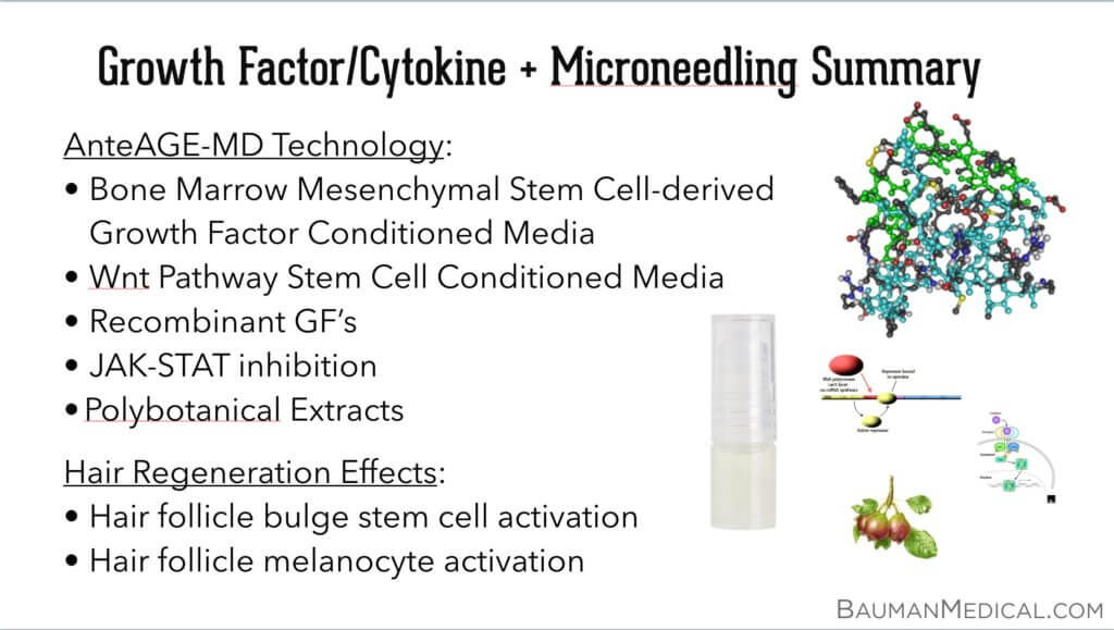 Dr Alan Bauman - Anteage Stem Cell Derived Growth Factor W/ Microneedling