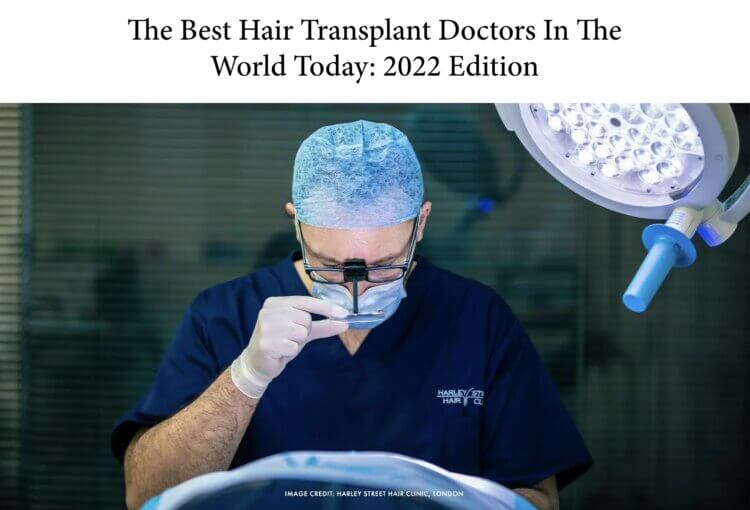 Dr. Alan Bauman named among The Best Hair Transplant Doctors In The World Today by ApeToGentlemen/Spex Hair