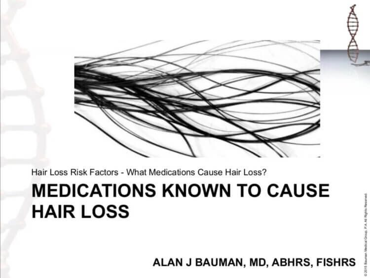 What Medications Cause Hair Loss?