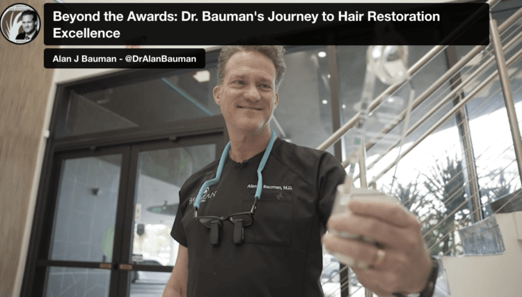 VIDEO: Dr. Bauman Shares His Journey to Hair Restoration Excellence